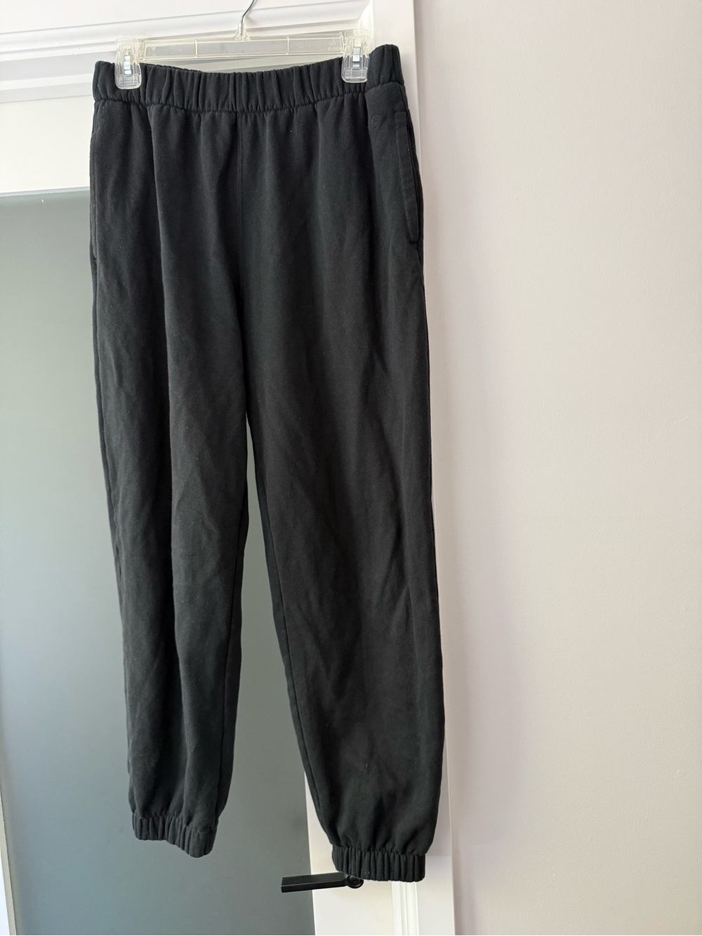 Hollister Girls Black Elastic-Waist Jogger Sweatpants
